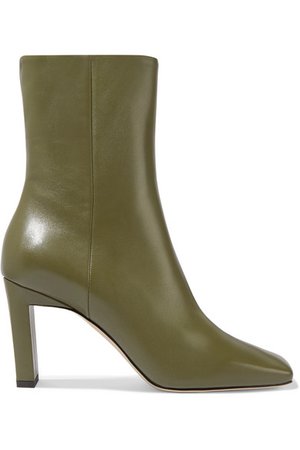 Wandler | Isa leather ankle boots | NET-A-PORTER.COM