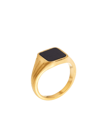 Missoma x Lucy Williams - Square Signet Ring