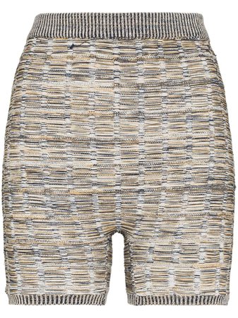 Isa Boulder Glitch Knitted Shorts - Farfetch