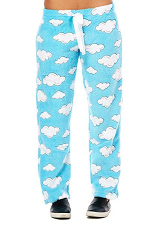 Sleep & Co. Womens Ladies Flawless Plus Comfy Cloud Pajamas PJ Pants SLP0650 (S, Blue) at Amazon Women’s Clothing store: