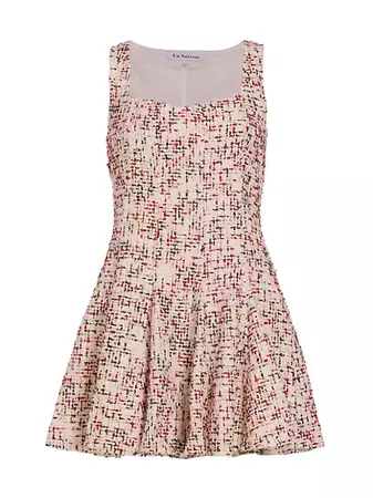 Shop En Saison Everleigh Tweed Mini Dress | Saks Fifth Avenue