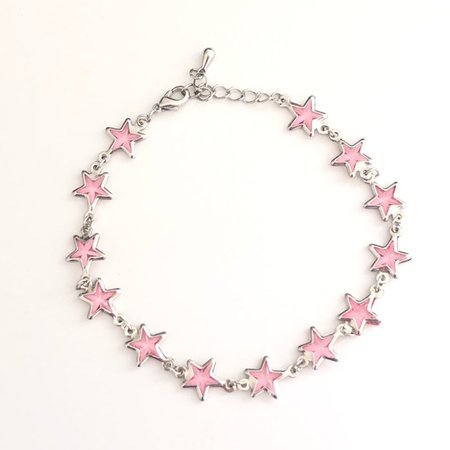 Vintage Jewelry | Pink Star Bracelet | Poshmark