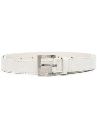 Shop white Saint Laurent adjustable buckled belt with Express Delivery - Farfetch
