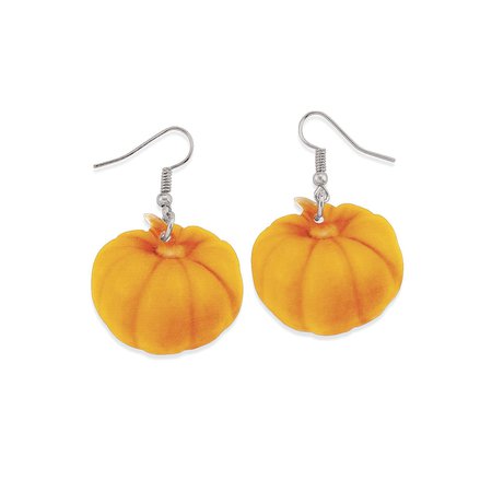 pumpkin earrings
