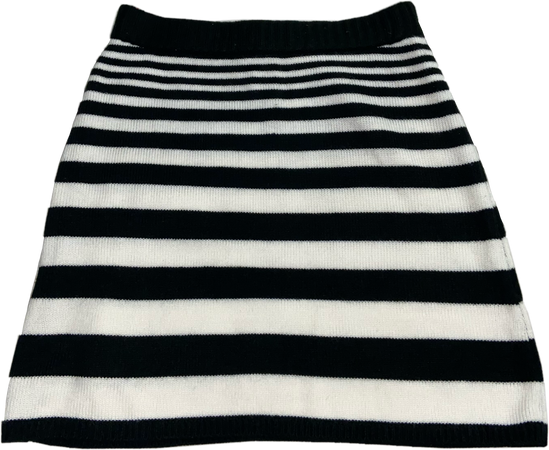 black and White skirt