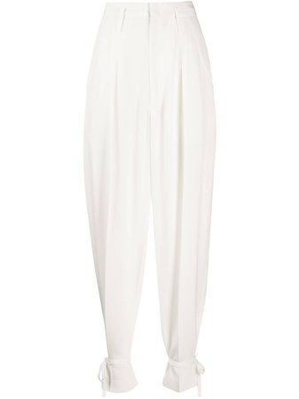Isabel Marant tied-cuff Tapered Trousers - Farfetch