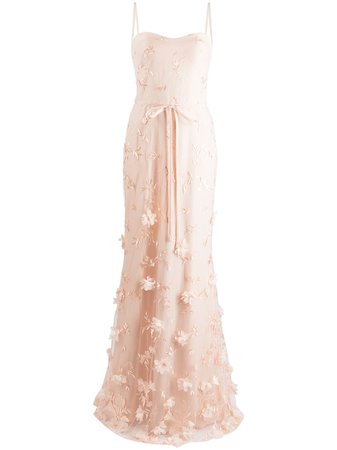 Marchesa Notte Bridesmaids Savona floral-embroidered dress - FARFETCH