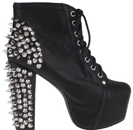 spiked ankle boot