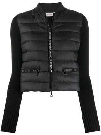 Moncler Padded Front Cropped Jacket - Farfetch