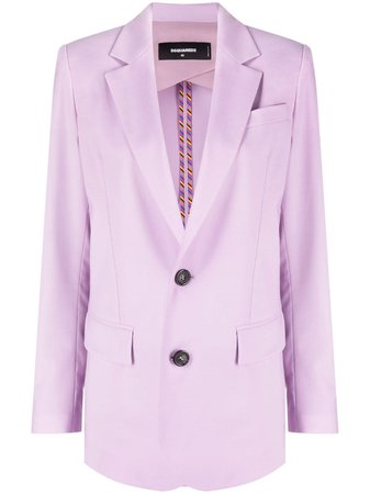 Dsquared2 notched-lapel single-breasted blazer - FARFETCH