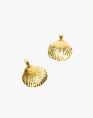 Odette New York La Mer Shell Earrings