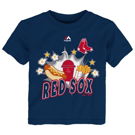Dustin Pedroia Boston Red Sox Majestic Toddler Snack Attack Name & Number T-Shirt - Navy