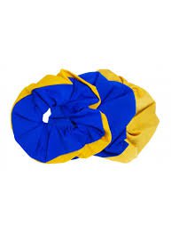 blue and yellow scrunchie - Google Search