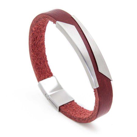 Pheonix Red Leather Bracelet