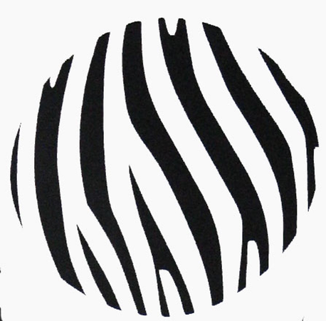 zebra print dog