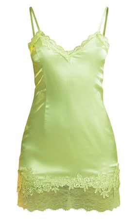 Mint Lace Trim Bodycon Dress | Dresses | PrettyLittleThing CA