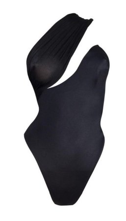Versace black grecian bodysuit ($5200)