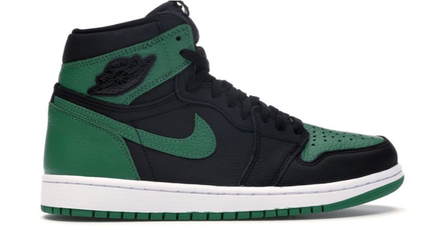 Green & Black Jordan 1s