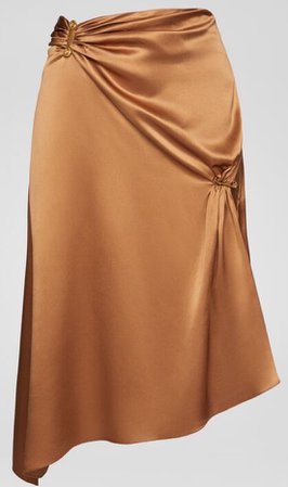 versace silk skirt