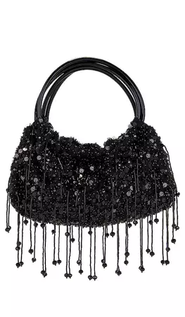 SIMKHAI Ellerie Sequin Mini Bag in Black | REVOLVE