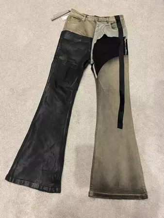 Rick Owens DRKHDW Bolan Bootcut Patchwork Jeans: 8 000 грн. - Широкі джинси Дніпро на Olx