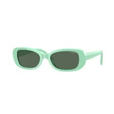 mint green square glasses
