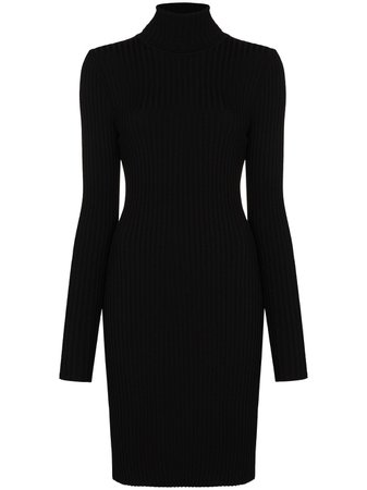 Wolford ribbed-knit mini dress black 52770 - Farfetch