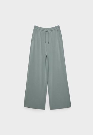 Soft-touch palazzo sweats pants - Women's See all | Stradivarius United States