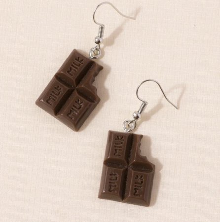 chocolate earrings