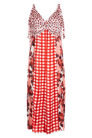 Printed Dress with Silk Gr. IT 42