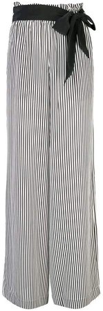 Asceno striped wide leg trousers