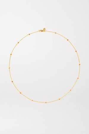 Gold Nesting Gem 18-karat gold ruby necklace | Octavia Elizabeth | NET-A-PORTER