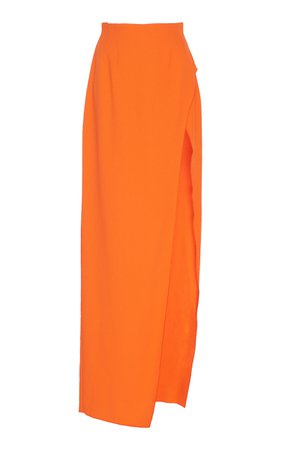 High-Rise Slit Maxi Skirt by MUGLER | Moda Operandi