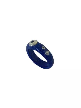 Blue Moon Ring - Glitter Blue | W Concept