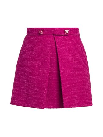 Valentino Tweed Mini-Skirt