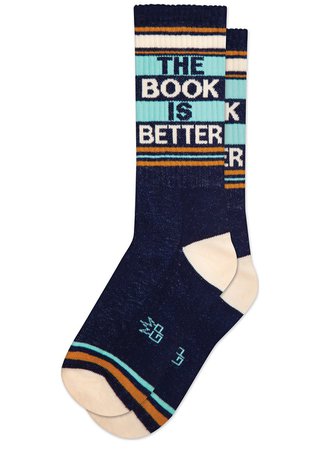 Book Socks | The Book is Better Funny Reading Socks - ModSock