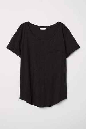 Slub Jersey T-shirt - Black