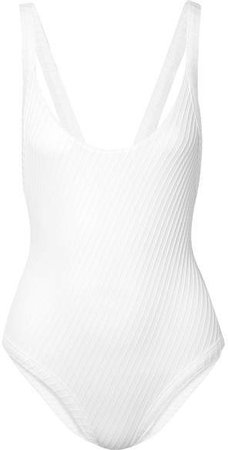 Fella - Archie Textured Swimsuit - White