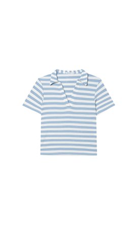 Striped polo shirt - Women's Just in | Stradivarius United States