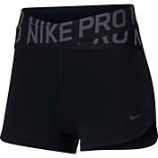 Women's Nike Pro Heatherized 3” Shorts | DICK'S Sporting Goods