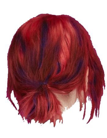 red blue purple hair
