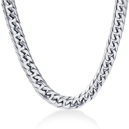 NIBA 3/5/7/8mm wide Men's Chain Collana Uomo 24inch Stainless Steel Silver Plated Cadenas Hombre Necklace Fashion Jewelry|fashion jewelry|jewelry fashionnecklace 24inch - AliExpress