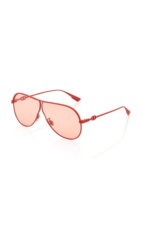 Dior Camp Aviator-Style Metal Sunglasses by Dior | Moda Operandi