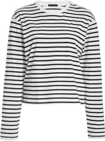 Classic Striped Cotton-Jersey T-Shirt
