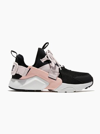 W Nike Air Huarache City Low in Black/barely Rose-summit White