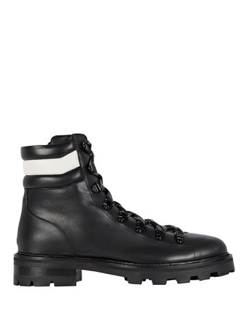 Jimmy Choo Eshe Leather Combat Boots | INTERMIX®