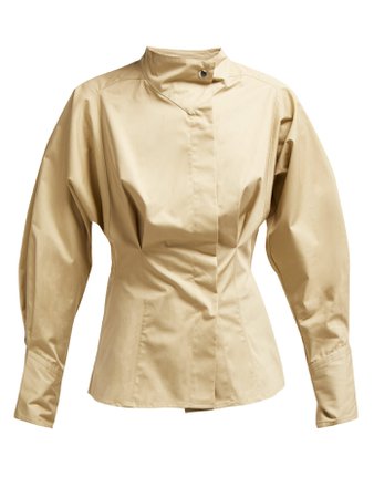 ISABEL MARANT ÉTOILE  Omeo cotton-poplin blouse