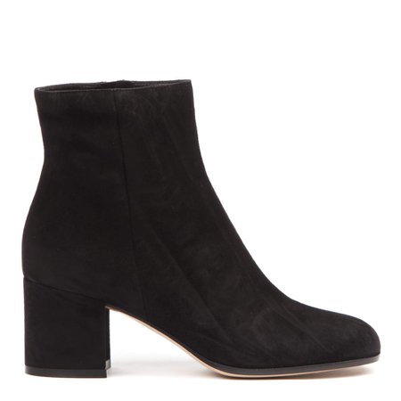 Gianvito Rossi Black Suede Ankle Boots
