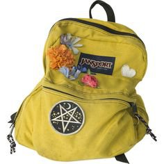 yellow backpack