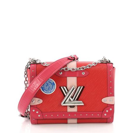 Louis Vuitton Twist Handbag Limited Edition Trunks Epi Leather MM - Rebag